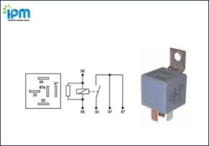 MINI RELAY 12 VOLT 40 AMP (N/O)