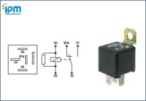 MINI RELAY 24 VOLT CHANGE OVER 30 AMP (N/O) 40 AMP (N/C)